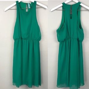 Dina Be Kelly size S Heather green midi dress
